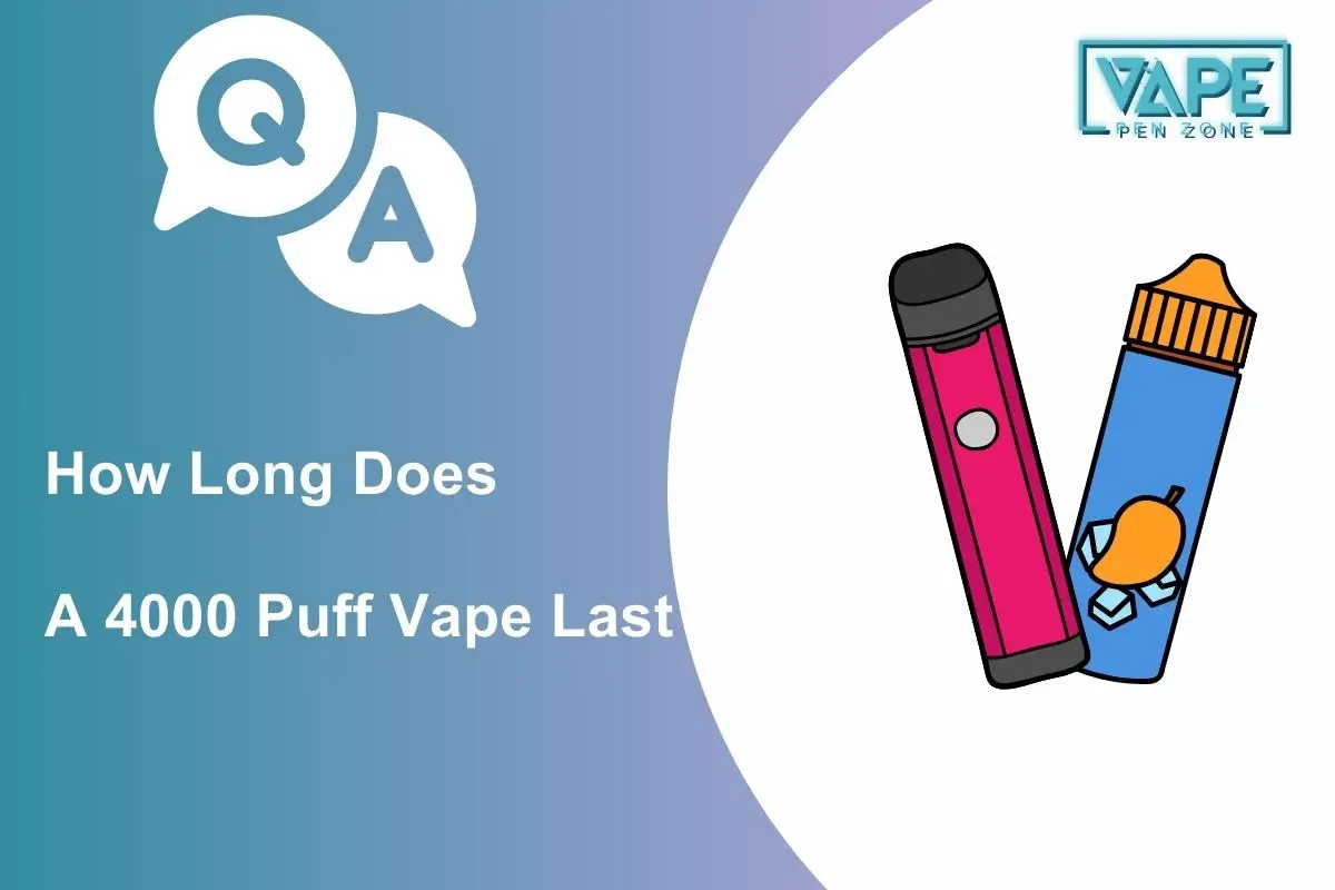 how long does a 4000 puff vape last